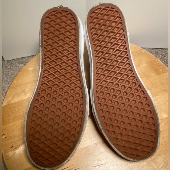 Vans Sk8-Hi Graphic Skate Shoes White Black Men 7 Women 8.5 - Picture 7 of 13